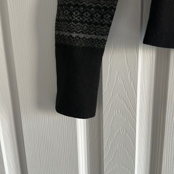 Bailey/44 Women’s Black & Grey Cutout Sweater - Picture 3 of 5
